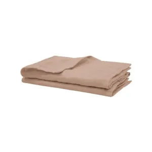 Bambury French Flax Linen Tea Rose Napkin Set by null, a Napkins for sale on Style Sourcebook