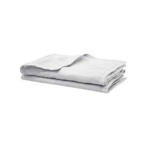 Bambury French Flax Linen Silver Napkin Set by null, a Napkins for sale on Style Sourcebook