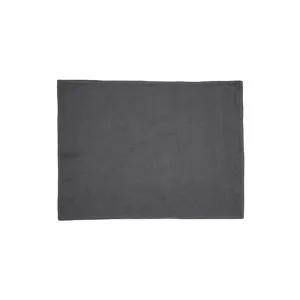 Bambury French Flax Linen Charcoal Placemat by null, a Placemats for sale on Style Sourcebook