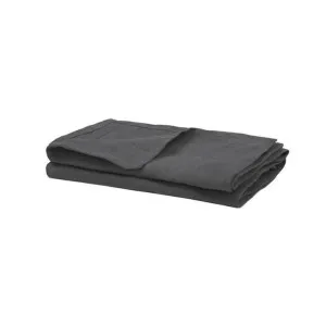 Bambury French Flax Linen Charcoal Napkin Set by null, a Napkins for sale on Style Sourcebook