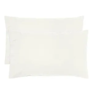 Bambury Temple Organic Cotton Ivory Pillowcase Pair by null, a Pillow Cases for sale on Style Sourcebook
