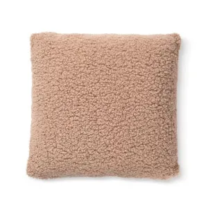 Bedding House Sherpa Brown 45x45cm Filled Cushion by null, a Cushions, Decorative Pillows for sale on Style Sourcebook