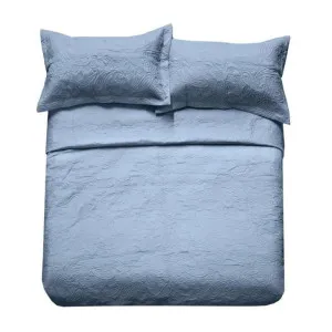 Bambury Paisley Blue Coverlet by null, a Quilt Covers for sale on Style Sourcebook