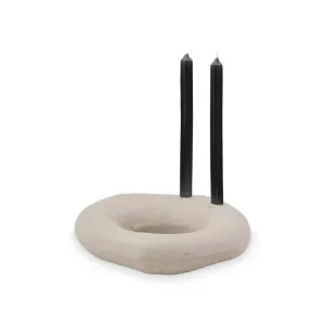 VTWonen Sand Ecomix Large 8cm Candle Holder by null, a Candles for sale on Style Sourcebook
