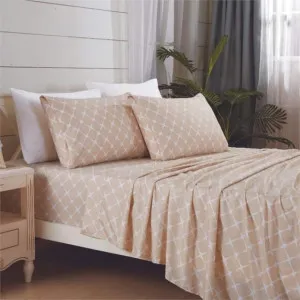 Home Fashion Luxury 1500 Thread Count Printed Sheet Set by null, a Sheets for sale on Style Sourcebook