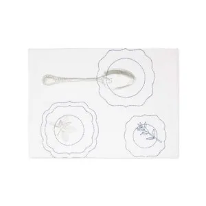 PIP Studio Plates and Spoons Royal Embroidery Tea Towel by null, a Tea Towels for sale on Style Sourcebook