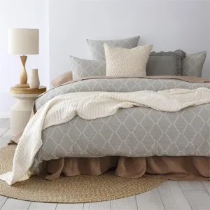 Bambury Elmer Sage Quilt Cover Set by null, a Quilt Covers for sale on Style Sourcebook