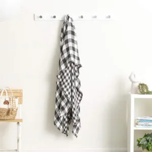 Renee Taylor Atlantic Reversible Vintage Washed Textured Ash Throw by null, a Throws for sale on Style Sourcebook