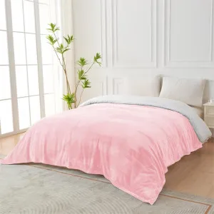 Linenova Lightweight Flannel Microfibre Blanket by null, a Blankets & Throws for sale on Style Sourcebook