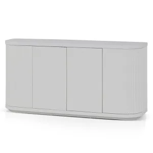 Elino 1.6m Veneer Top Buffet Unit - Full White by Interior Secrets - AfterPay Available by Interior Secrets, a Sideboards, Buffets & Trolleys for sale on Style Sourcebook