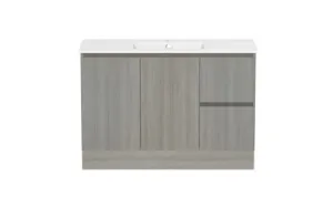 Ascot Floor Or Wall Mount Vanity 1210mm 2 Draw Rh 2 Door Palomera Oak | Made From MDF In Timber Look By Raymor by Raymor, a Vanities for sale on Style Sourcebook