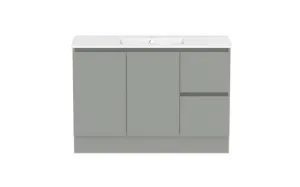 Ascot Floor Or Wall Mount Vanity 1210mm 2 Draw Rh 2 Door Nouveau | Made From MDF In Grey By Raymor by Raymor, a Vanities for sale on Style Sourcebook
