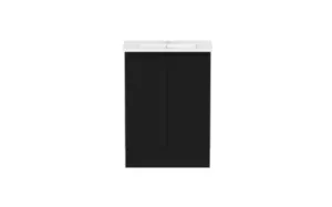 Ascot Floor Or Wall Mount Slim Vanity 615mm | Made From MDF In Black By Raymor by Raymor, a Vanities for sale on Style Sourcebook