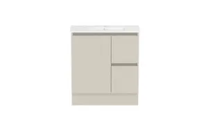 Ascot Floor Or Wall Mount Slim Vanity 765mm 2 Draw Rh 1 Door Amaro | Made From MDF In Cream By Raymor by Raymor, a Vanities for sale on Style Sourcebook