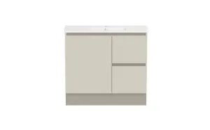 Ascot Floor Or Wall Mount Slim Vanity 915mm 2 Draw Rh 1 Door Amaro | Made From MDF In Cream By Raymor by Raymor, a Vanities for sale on Style Sourcebook