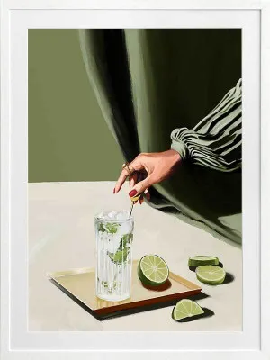 Mojito Framed Art Print by Urban Road, a Prints for sale on Style Sourcebook