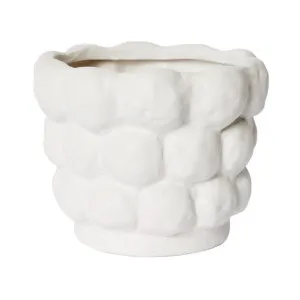 Kehlani Pot White by null, a Plant Holders for sale on Style Sourcebook