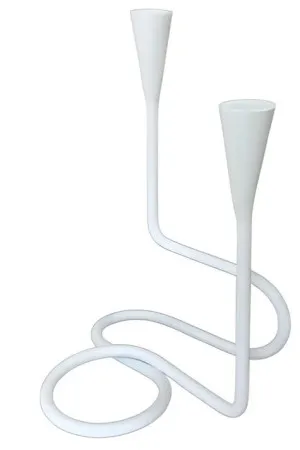 Pigalle Candle Holder White by null, a Candle Holders for sale on Style Sourcebook