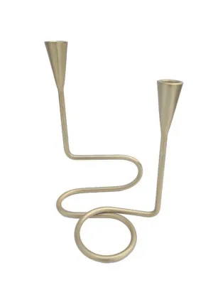 Pigalle Candle Holder Gold by null, a Candle Holders for sale on Style Sourcebook