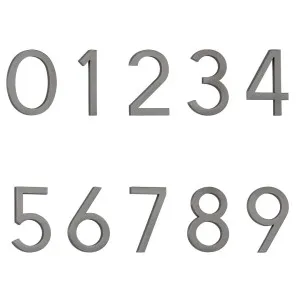 Numbering - Brushed Gunmetal by ABI Interiors Pty Ltd, a Outdoor Accessories for sale on Style Sourcebook