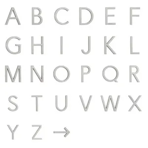 Lettering - Stainless Steel by ABI Interiors Pty Ltd, a Outdoor Accessories for sale on Style Sourcebook