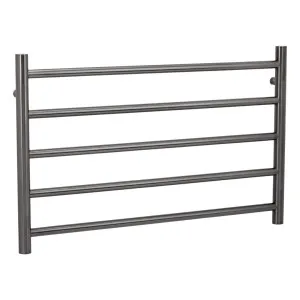 Elysian Heated Towel Ladder (12v) - Brushed Gunmetal by ABI Interiors Pty Ltd, a Towel Rails for sale on Style Sourcebook