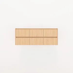 Addison 6-Drawer 1278mm - Pure Oak - 1 Cut-Out by ABI Interiors Pty Ltd, a Vanities for sale on Style Sourcebook