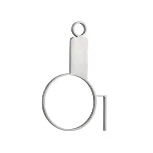 Accessible Restroom Sign - 120mm - Stainless Steel by ABI Interiors Pty Ltd, a Outdoor Accessories for sale on Style Sourcebook