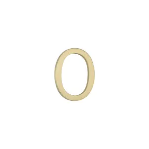 0 Number - 60mm - Brushed Brass by ABI Interiors Pty Ltd, a Outdoor Accessories for sale on Style Sourcebook