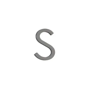 S Letter - 60mm - Brushed Gunmetal by ABI Interiors Pty Ltd, a Outdoor Accessories for sale on Style Sourcebook