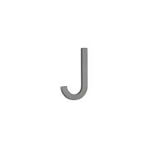 J Letter - 60mm - Brushed Gunmetal by ABI Interiors Pty Ltd, a Outdoor Accessories for sale on Style Sourcebook