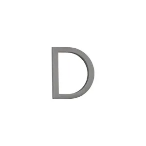 D Letter - 60mm - Brushed Gunmetal by ABI Interiors Pty Ltd, a Outdoor Accessories for sale on Style Sourcebook