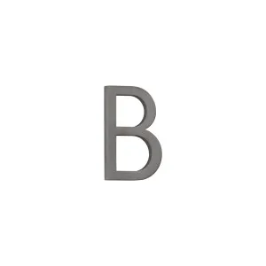B Letter - 60mm - Brushed Gunmetal by ABI Interiors Pty Ltd, a Outdoor Accessories for sale on Style Sourcebook