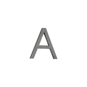 A Letter - 60mm - Brushed Gunmetal by ABI Interiors Pty Ltd, a Outdoor Accessories for sale on Style Sourcebook