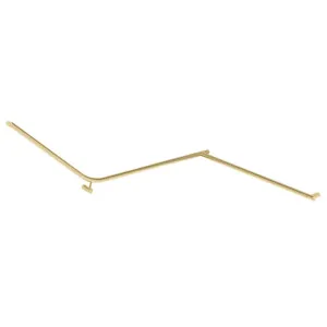 Aliro Accessible 140° Continuous Grab Rail - Brushed Brass by ABI Interiors Pty Ltd, a Bathroom Accessories for sale on Style Sourcebook