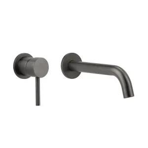 Sola Minimal Mixer & Spout Set - Brushed Gunmetal by ABI Interiors Pty Ltd, a Outdoor Accessories for sale on Style Sourcebook