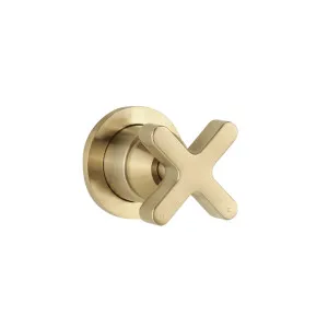 Cross - Progressive Single Mixer - Brushed Brass by ABI Interiors Pty Ltd, a Bathroom Taps & Mixers for sale on Style Sourcebook