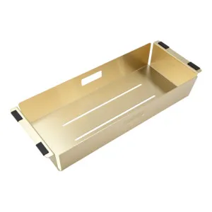 Felicity Kitchen Sink Colander Accessory - Brushed Brass by ABI Interiors Pty Ltd, a Utensils & Gadgets for sale on Style Sourcebook