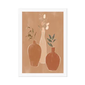 Rustic Flower Vases by Gioia Wall Art, a Prints for sale on Style Sourcebook