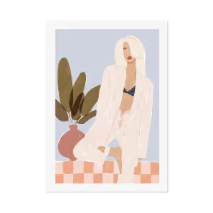 Too Lazy To Yoga by Gioia Wall Art, a Prints for sale on Style Sourcebook