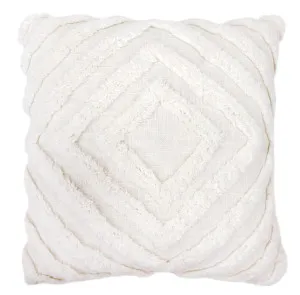 Kai Cushion White - 50cm x 50cm by null, a Cushions, Decorative Pillows for sale on Style Sourcebook