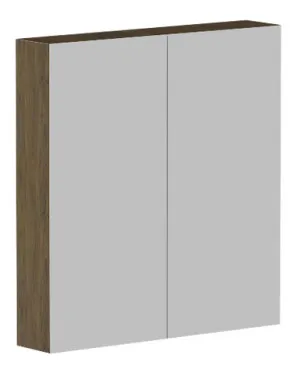 Ascot Mirror Cabinet 750mm Natural Walnut | Made From MDF In Timber Look By Raymor by Raymor, a Vanity Mirrors for sale on Style Sourcebook