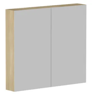 Ascot Mirror Cabinet 900mm Plantation Ash | Made From MDF In Grey By Raymor by Raymor, a Vanity Mirrors for sale on Style Sourcebook