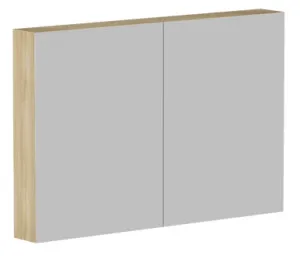 Ascot Mirror Cabinet 1200mm Plantation Ash | Made From MDF In Grey By Raymor by Raymor, a Vanity Mirrors for sale on Style Sourcebook