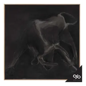 Contours Box Framed Canvas in 93 x 93cm by OZ Design, a Painted Canvases for sale on Style Sourcebook