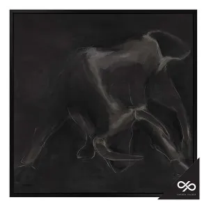 Contours Box Framed Canvas in 123 x 123cm by OZ Design, a Painted Canvases for sale on Style Sourcebook