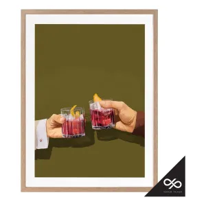 Chin Chin Framed Print in 106 x 141.5cm by OZ Design, a Prints for sale on Style Sourcebook
