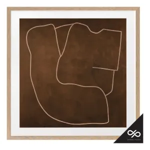 Maze Framed Print in 84 x 84cm by OZ Design, a Prints for sale on Style Sourcebook