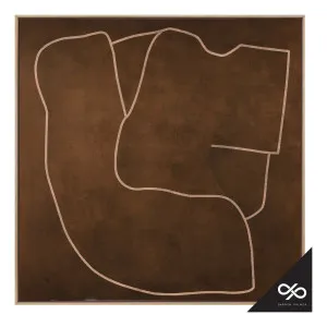 Maze Box Framed Canvas in 123x123cm by OZ Design, a Painted Canvases for sale on Style Sourcebook