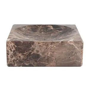 Ren Incense Holder in Marble - Dark Emperador by Urban Road, a Home Fragrances for sale on Style Sourcebook